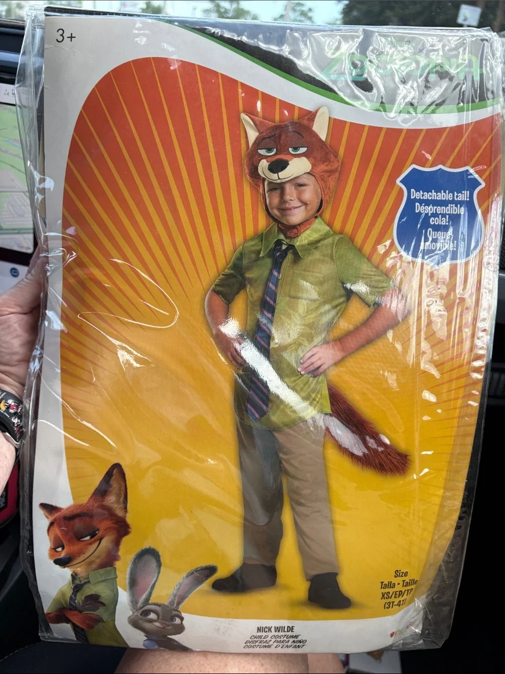 Disney Zootopia, Nick Wilde Halloween costume new size 3T/4T